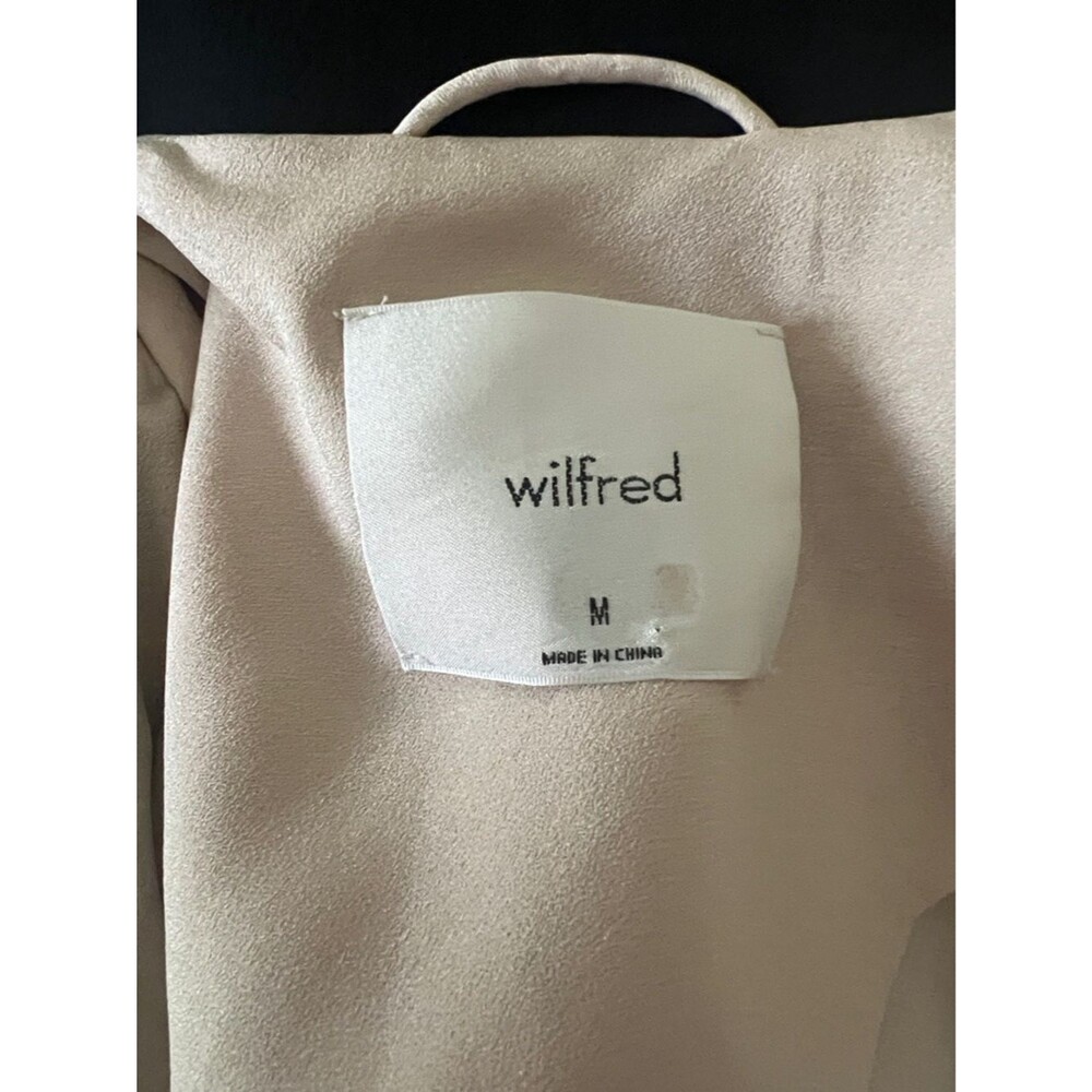 Aritzia Wilfred Cherrelle Black Double Breasted Blazer Jacket. Size Medium. - Picture 7 of 7
